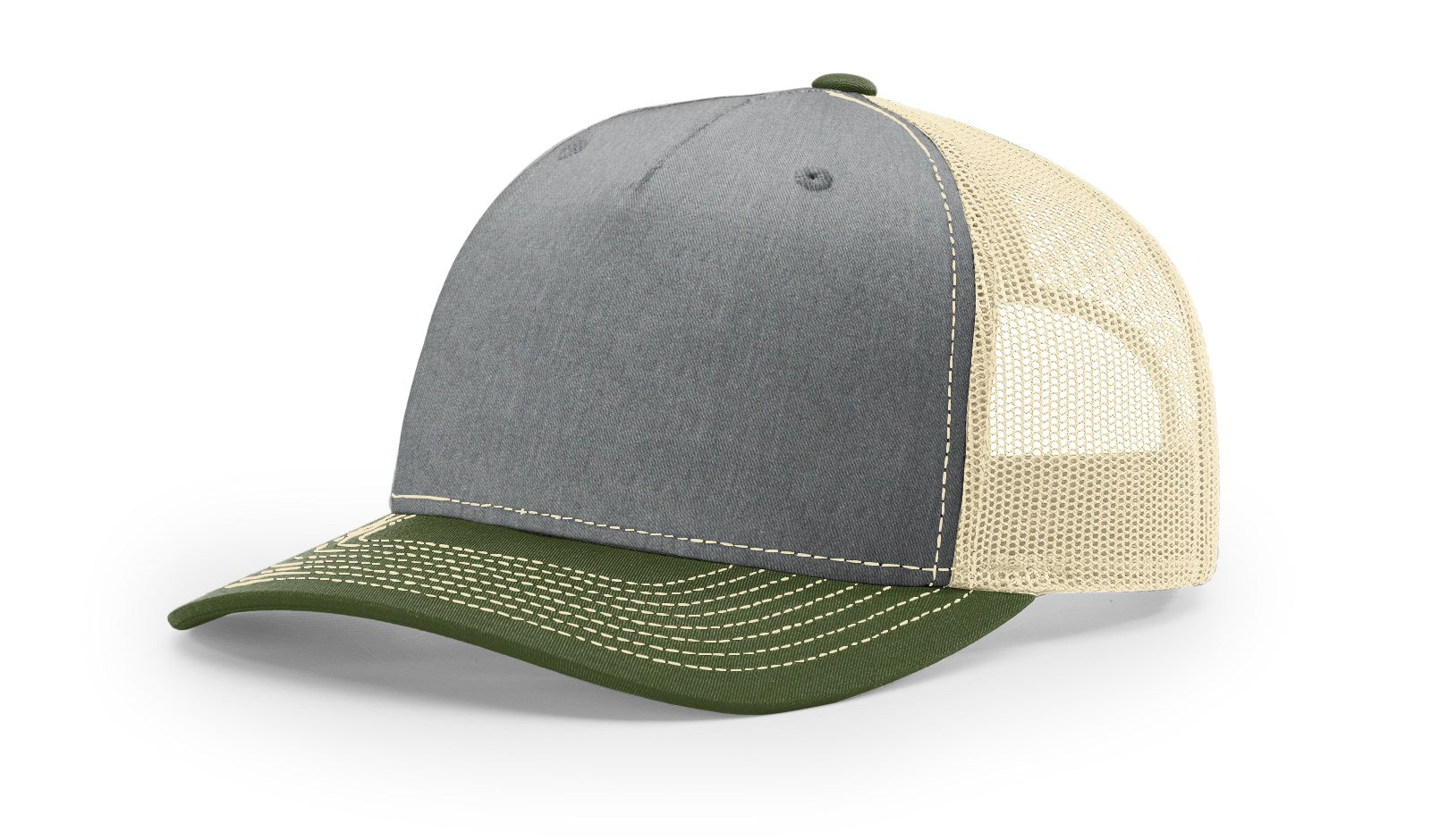 RICHARDSON FIVE PANEL TRUCKER TRI-COLOR