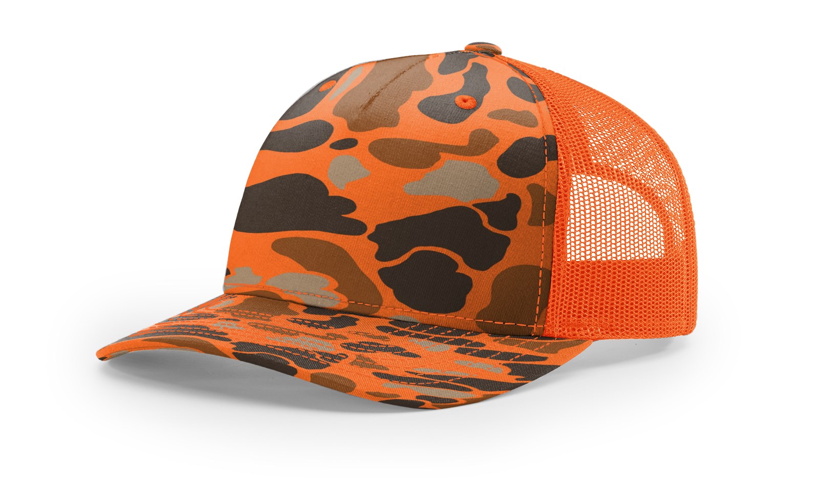 RICHARDSON PRINTED FIVE PANEL TRUCKER DUCK