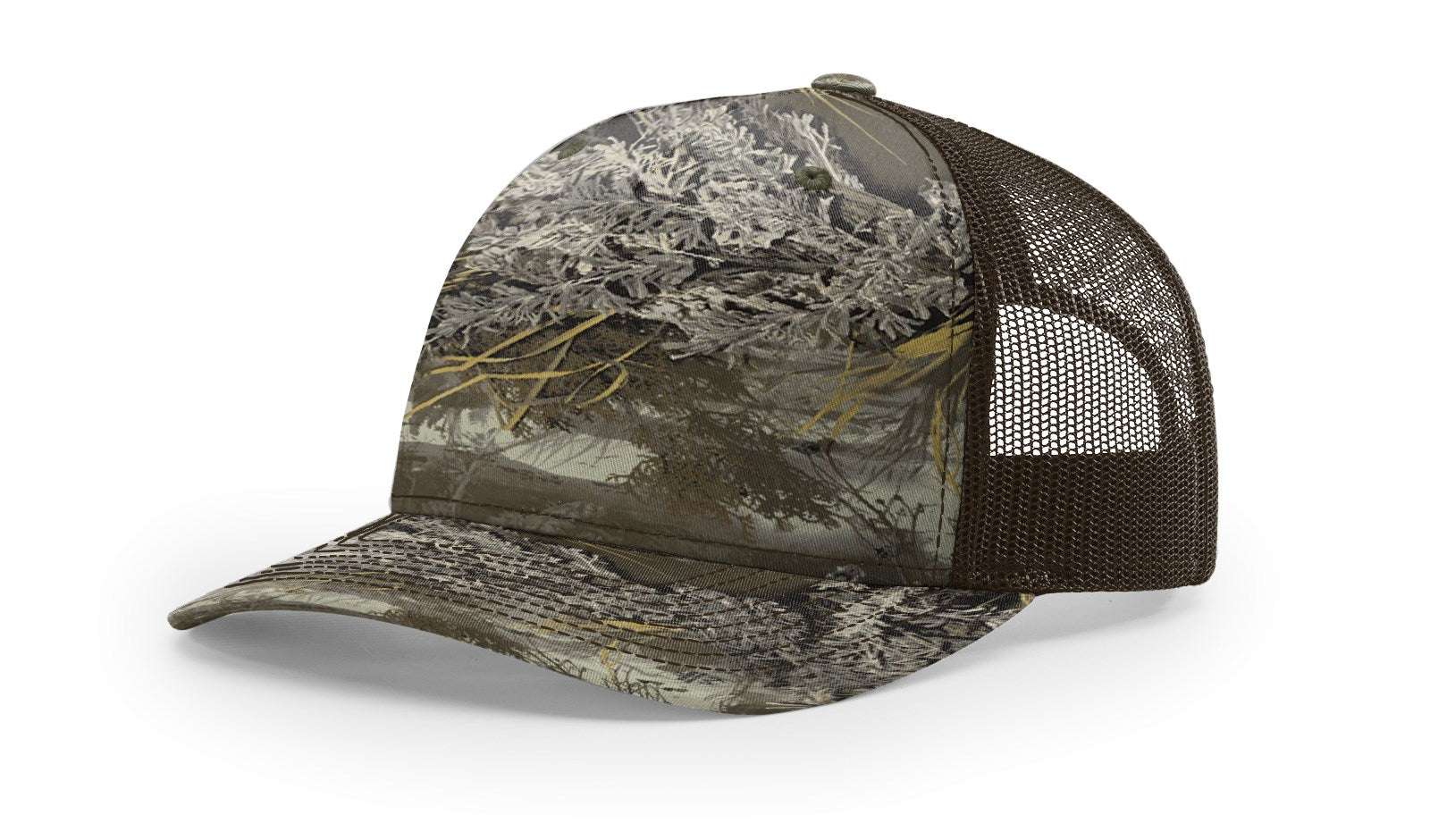 RICHARDSON PRINTED FIVE PANEL TRUCKER REALTREE