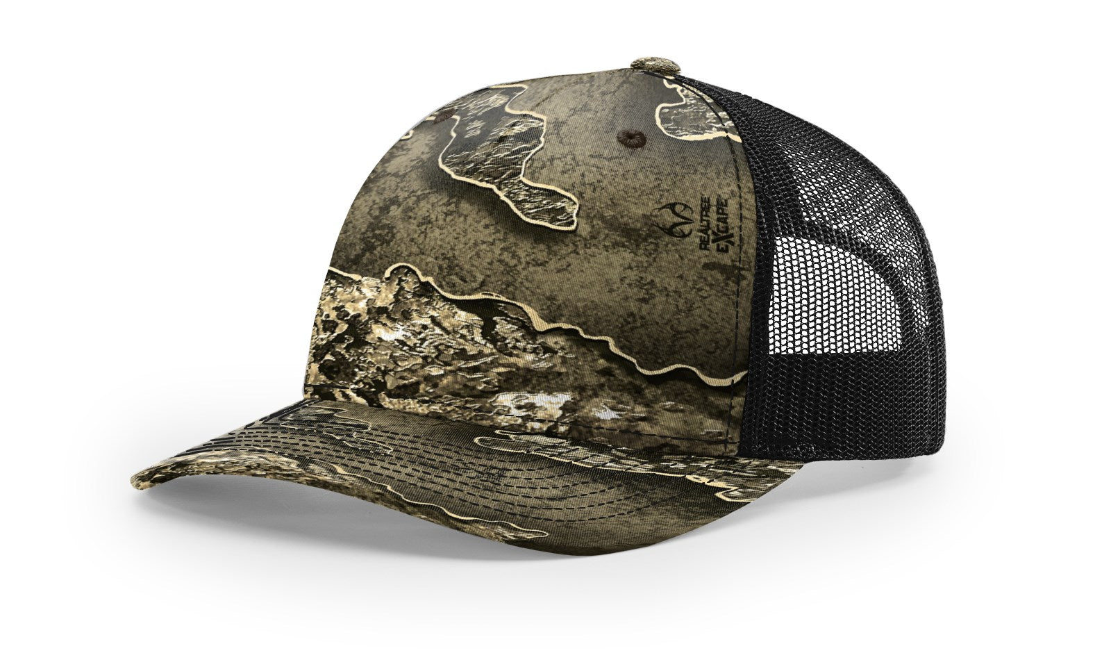 RICHARDSON PRINTED FIVE PANEL TRUCKER REALTREE