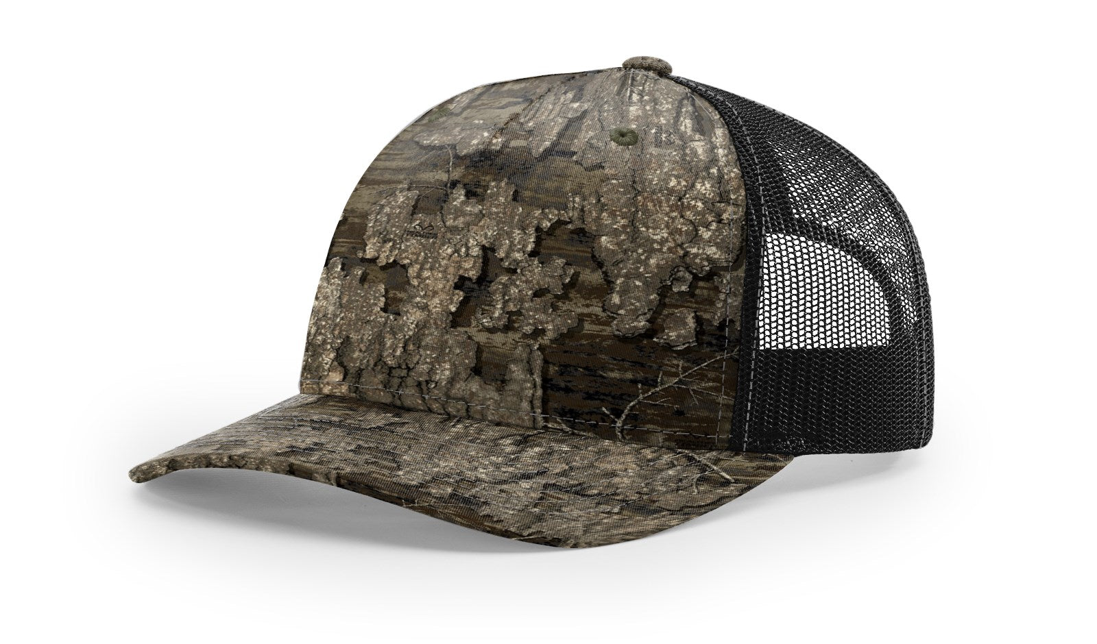RICHARDSON PRINTED FIVE PANEL TRUCKER REALTREE
