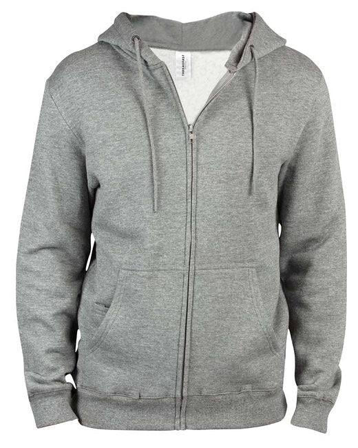 Threadfast Apparel Unisex Ultimate Fleece Full-Zip Hooded Sweatshirt
