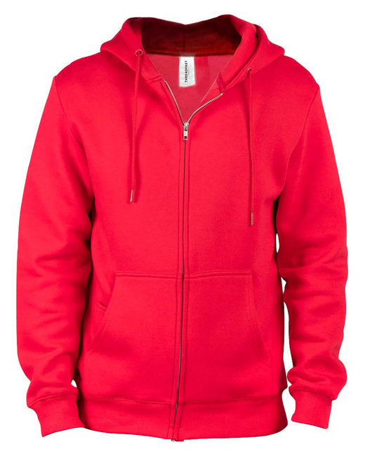 Threadfast Apparel Unisex Ultimate Fleece Full-Zip Hooded Sweatshirt