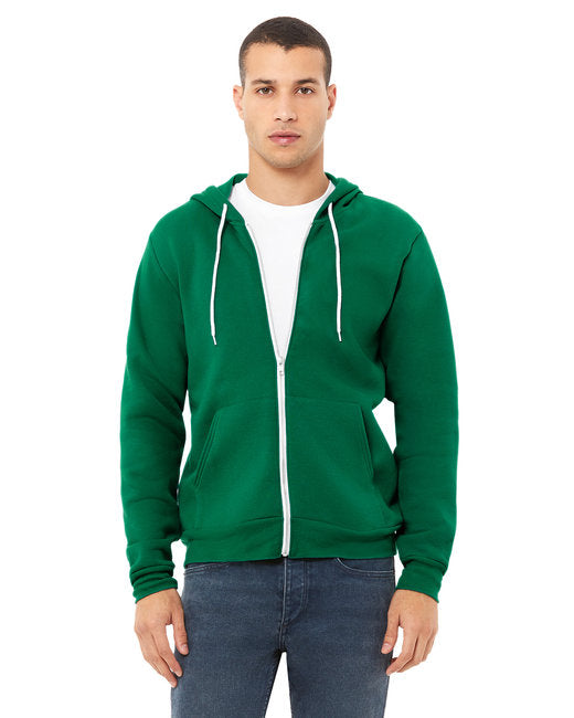 Bella + Canvas Unisex Sponge Fleece Full-Zip Hooded Sweatshirt
