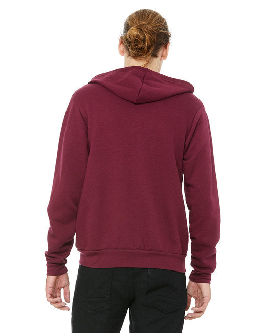 Bella + Canvas Unisex Sponge Fleece Full-Zip Hooded Sweatshirt
