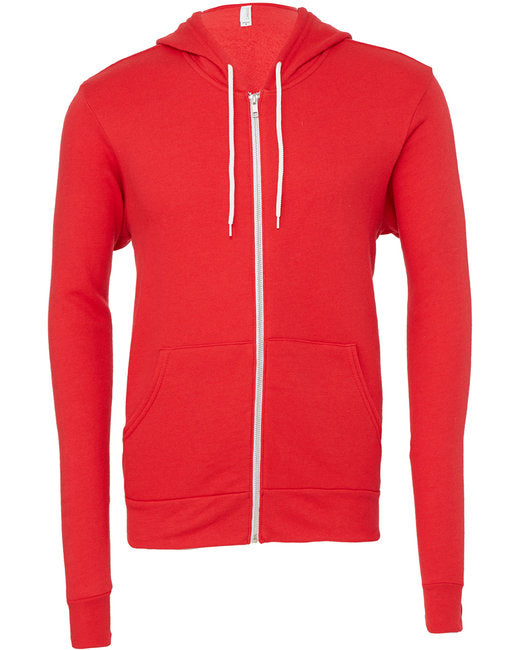 Bella + Canvas Unisex Sponge Fleece Full-Zip Hooded Sweatshirt