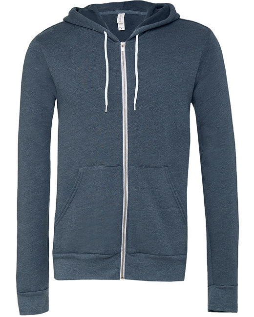 Bella + Canvas Unisex Sponge Fleece Full-Zip Hooded Sweatshirt