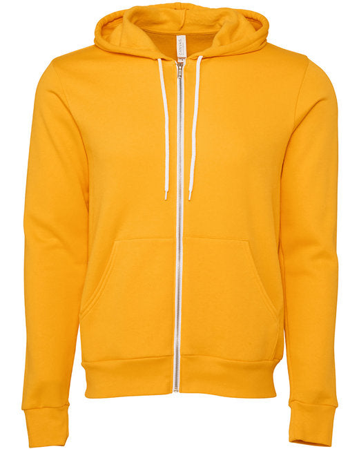 Bella + Canvas Unisex Sponge Fleece Full-Zip Hooded Sweatshirt