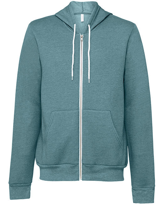 Bella + Canvas Unisex Sponge Fleece Full-Zip Hooded Sweatshirt