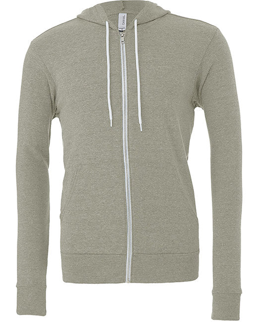 Bella + Canvas Unisex Sponge Fleece Full-Zip Hooded Sweatshirt