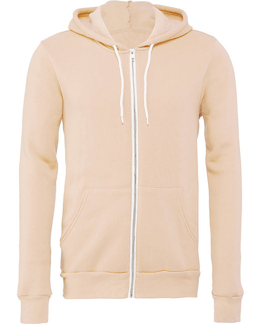 Bella + Canvas Unisex Sponge Fleece Full-Zip Hooded Sweatshirt