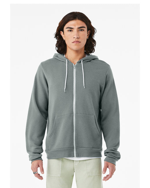 Bella + Canvas Unisex Sponge Fleece Full-Zip Hooded Sweatshirt