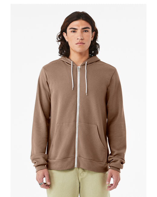 Bella + Canvas Unisex Sponge Fleece Full-Zip Hooded Sweatshirt
