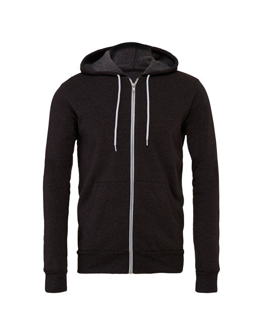 Bella + Canvas Unisex Sponge Fleece Full-Zip Hooded Sweatshirt