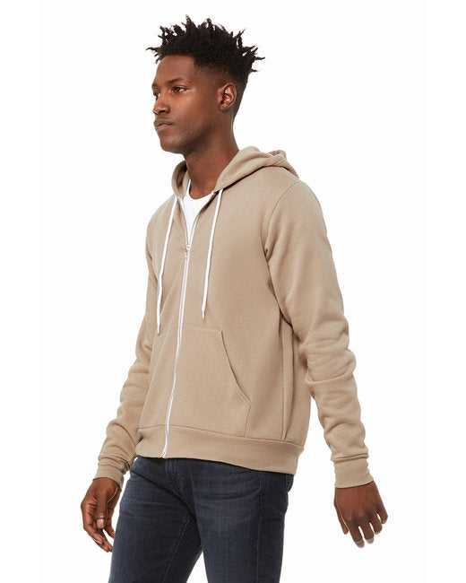 Bella + Canvas Unisex Sponge Fleece Full-Zip Hooded Sweatshirt