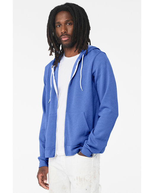 Bella + Canvas Unisex Sponge Fleece Full-Zip Hooded Sweatshirt