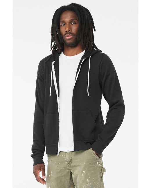 Bella + Canvas Unisex Sponge Fleece Full-Zip Hooded Sweatshirt