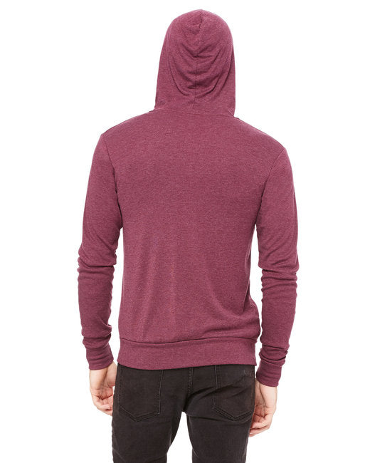 Bella + Canvas Unisex Triblend Full-Zip Lightweight Hoodie