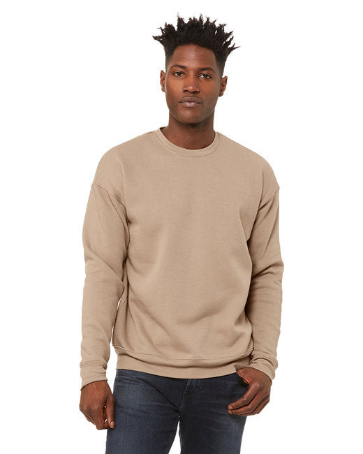 Bella + Canvas Unisex Drop Shoulder Fleece Crew Sweatshirts