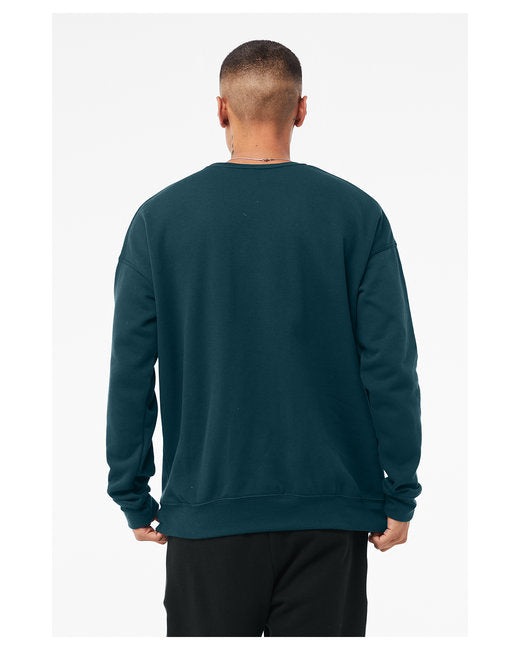 Bella + Canvas Unisex Drop Shoulder Fleece Crew Sweatshirts