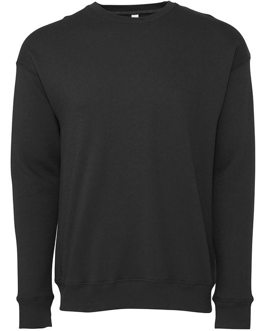 Bella + Canvas Unisex Drop Shoulder Fleece Crew Sweatshirts