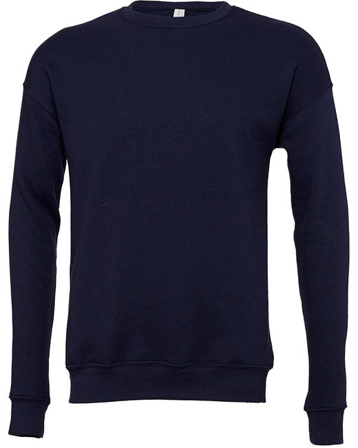 Bella + Canvas Unisex Drop Shoulder Fleece Crew Sweatshirts