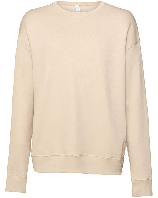 Bella + Canvas Unisex Drop Shoulder Fleece Crew Sweatshirts