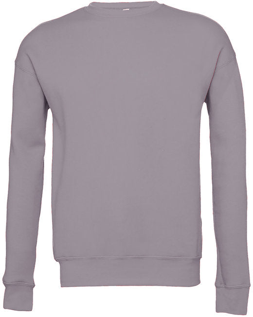 Bella + Canvas Unisex Drop Shoulder Fleece Crew Sweatshirts