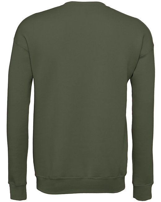 Bella + Canvas Unisex Drop Shoulder Fleece Crew Sweatshirts