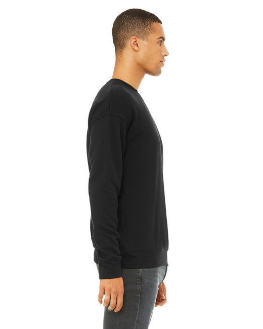 Bella + Canvas Unisex Drop Shoulder Fleece Crew Sweatshirts