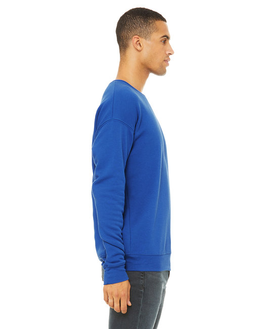 Bella + Canvas Unisex Drop Shoulder Fleece Crew Sweatshirts