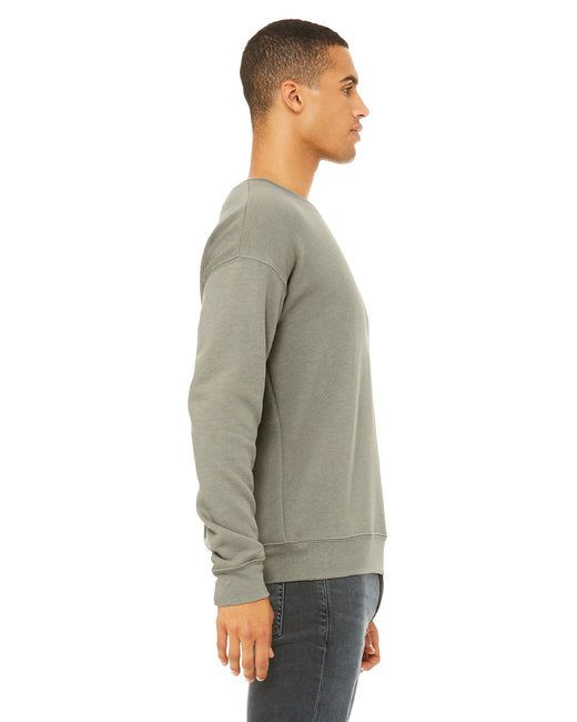 Bella + Canvas Unisex Drop Shoulder Fleece Crew Sweatshirts