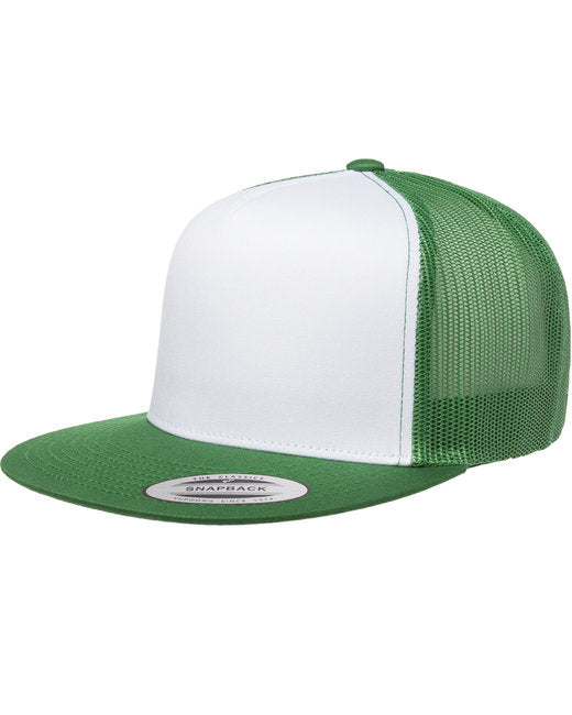 Yupoong Adult Classic Trucker with White Front Panel Cap