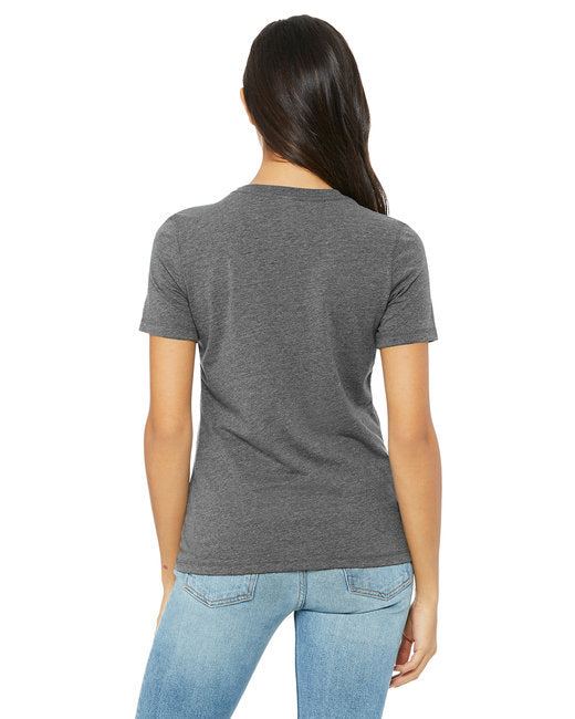 Bella + Canvas Ladies' Relaxed Heather CVC Short-Sleeve T-Shirt