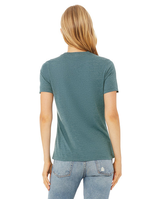 Bella + Canvas Ladies' Relaxed Heather CVC Short-Sleeve T-Shirt