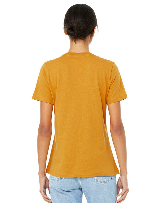 Bella + Canvas Ladies' Relaxed Heather CVC Short-Sleeve T-Shirt
