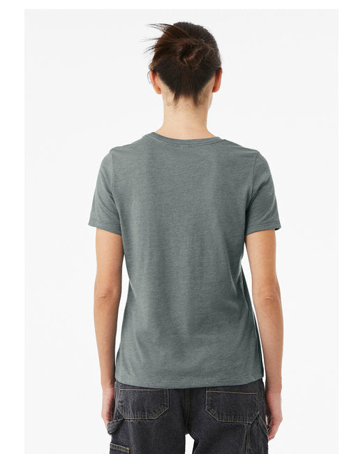 Bella + Canvas Ladies' Relaxed Heather CVC Short-Sleeve T-Shirt
