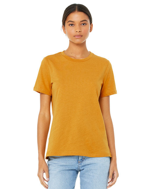 Bella + Canvas Ladies' Relaxed Heather CVC Short-Sleeve T-Shirt