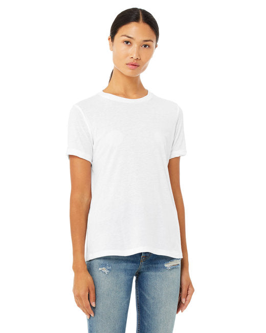 Bella + Canvas Ladies' Relaxed Heather CVC Short-Sleeve T-Shirt