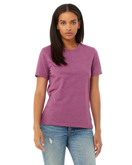 Bella + Canvas Ladies' Relaxed Heather CVC Short-Sleeve T-Shirt