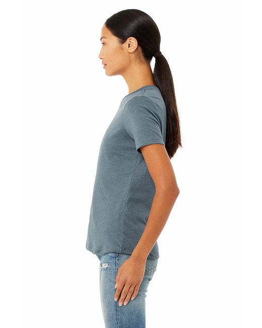 Bella + Canvas Ladies' Relaxed Heather CVC Short-Sleeve T-Shirt