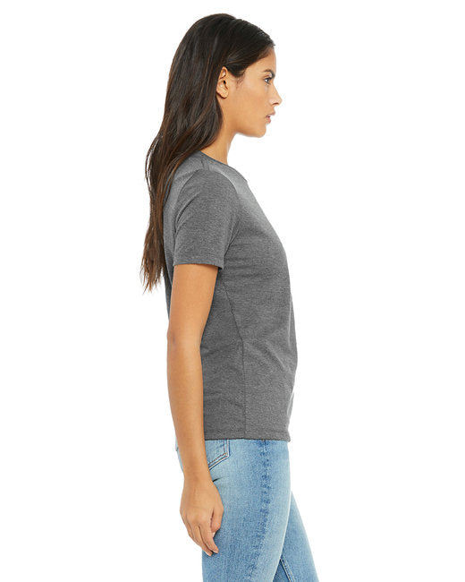 Bella + Canvas Ladies' Relaxed Heather CVC Short-Sleeve T-Shirt