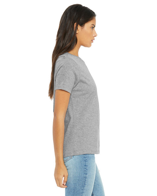 Bella + Canvas Ladies' Relaxed Heather CVC Short-Sleeve T-Shirt