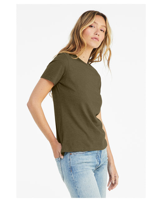 Bella + Canvas Ladies' Relaxed Heather CVC Short-Sleeve T-Shirt