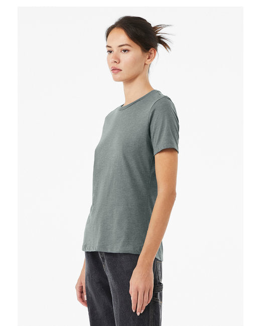 Bella + Canvas Ladies' Relaxed Heather CVC Short-Sleeve T-Shirt