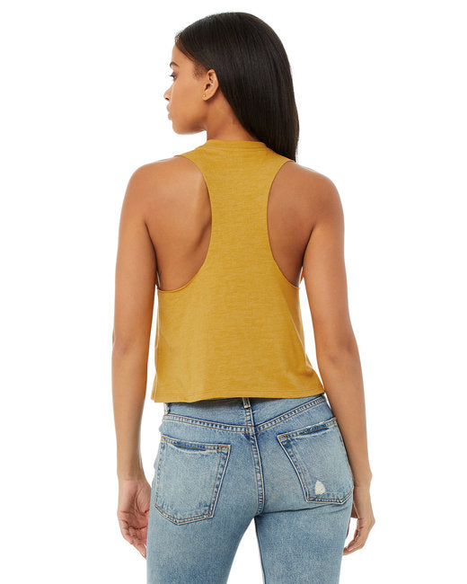 Bella + Canvas Ladies' Racerback Cropped Tank