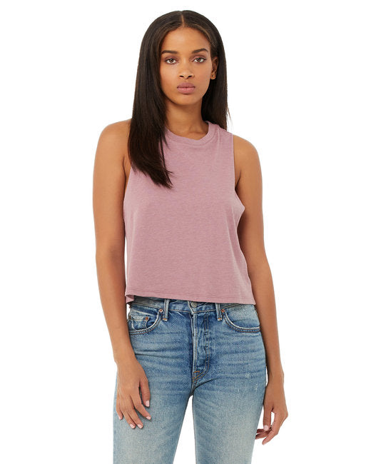 Bella + Canvas Ladies' Racerback Cropped Tank
