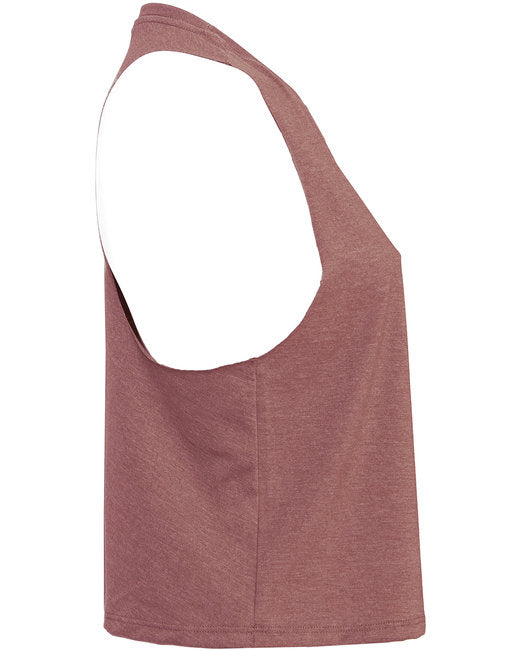 Bella + Canvas Ladies' Racerback Cropped Tank