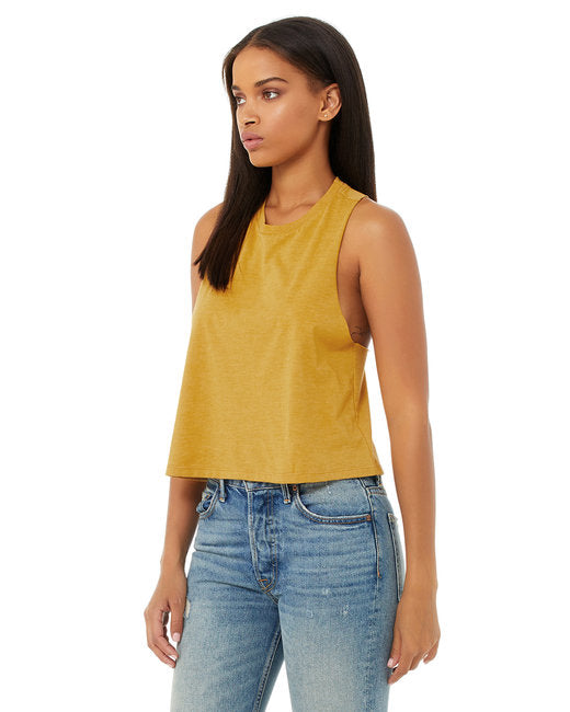 Bella + Canvas Ladies' Racerback Cropped Tank