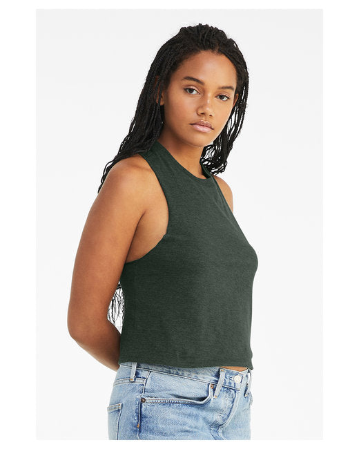 Bella + Canvas Ladies' Racerback Cropped Tank